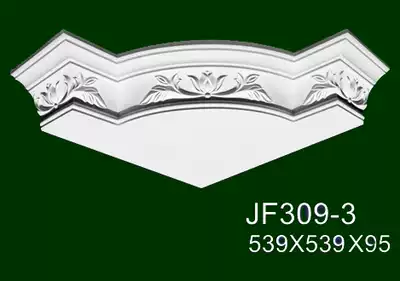 Factory direct sales arc Guanghuafeng gypsum line modeling angle angle line carved wall flower European style decorative ceiling background wall