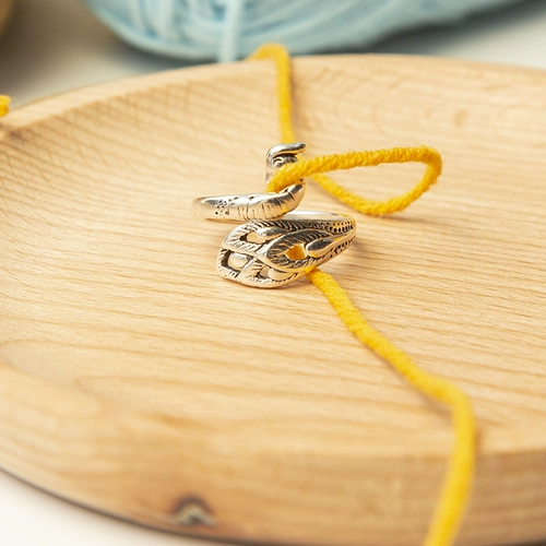 Феникс, ретро этническое кольцо, крючок для вязания, павлин, этнический стиль