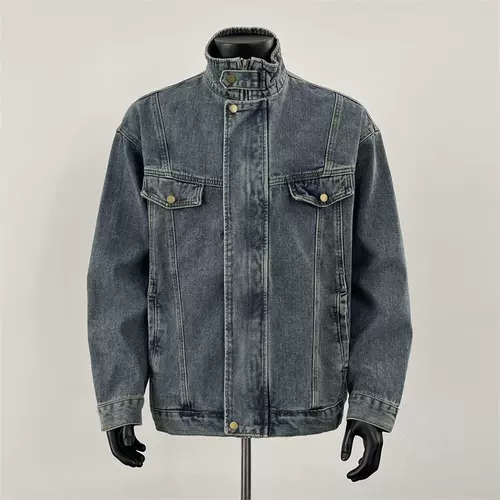 Осенняя джинсовая мужская спортивная куртка для отдыха, в американском стиле, подходит для подростков