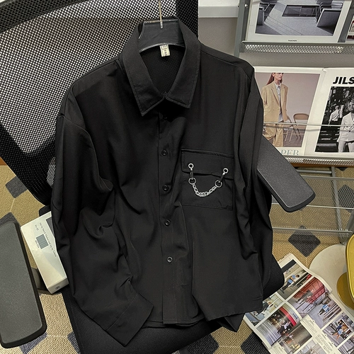 Tide, летняя тонкая японская рубашка, небольшая дизайнерская трендовая куртка, тренд сезона