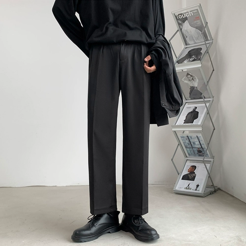 Осенние штаны, японский пиджак классического кроя для отдыха, костюм, свободный прямой крой