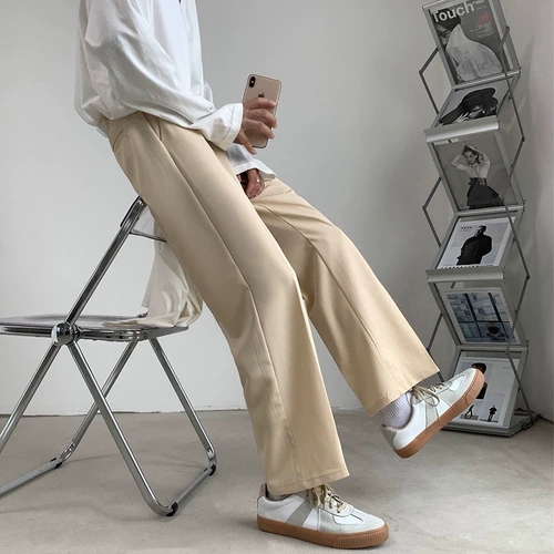 Осенние штаны, японский пиджак классического кроя для отдыха, костюм, свободный прямой крой