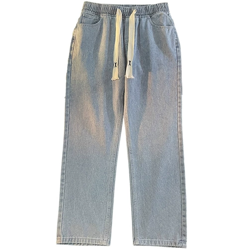 Осенние цветные джинсы для отдыха, японские штаны, эластичная талия, в американском стиле