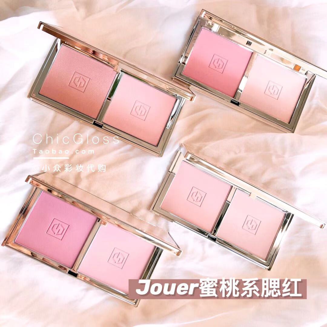 Yellow and white skin all-you-can-eat Jouer two-color blush Adore Darling Rose gold human peach