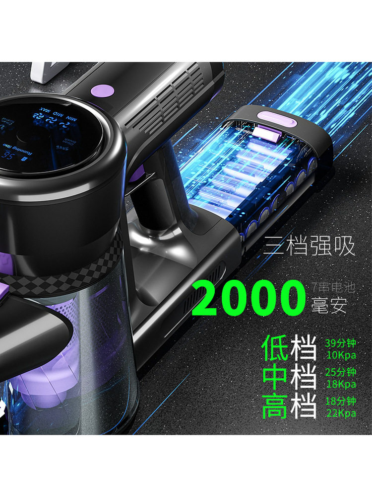 Vacuum Cleaner, Household Wireless High-Suction High-Power Carpet Vacuum Cleaner, Handheld Convenient Vacuum Cleaner