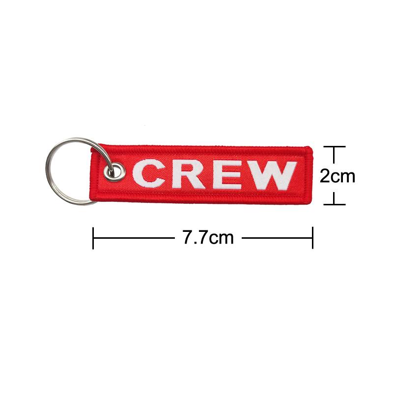 7.7*2cm Aviation Crew Crew Keychain Flight Case Overnight Bag Small Package Decoration Pendant Car Keychain