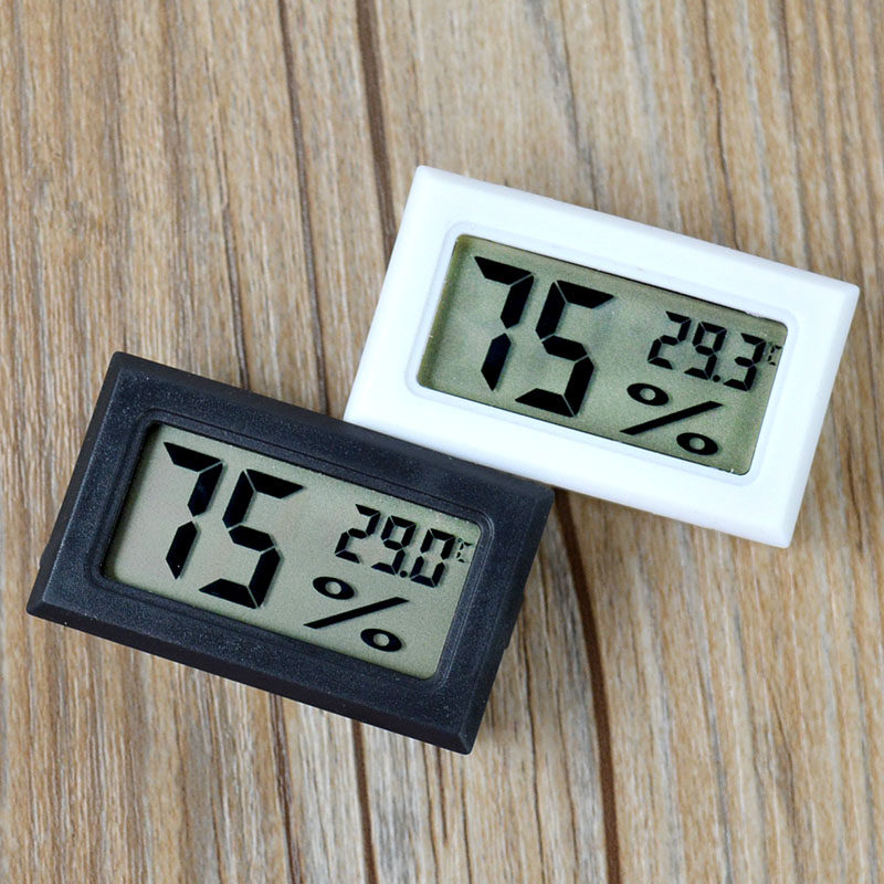New temperature and humidity meter Home Indoor electronic Wet Hygrometer High Precision Thermometer number display insert style
