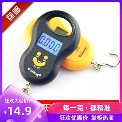 Weiheng mini weighing electronic scale portable scale 50kg portable high precision household express small scale spring scale