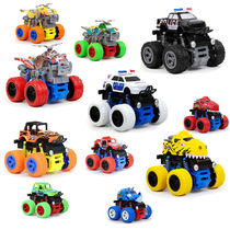 Inertia Back Force Four Drive Off-road Car Anti-Fall Children Boy Full-Year-Old Toy Car Model Stunt Four Driving Force Car