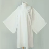 Детское белое приятное телу ханьфу для мальчиков, высокий воротник