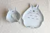 Phim hoạt hình bộ đồ ăn gốm sứ hình Totoro bộ đồ ăn trẻ em Đĩa thỏ dễ thương Bát thỏ Bộ đồ ăn phong cách nữ tính - Đồ ăn tối