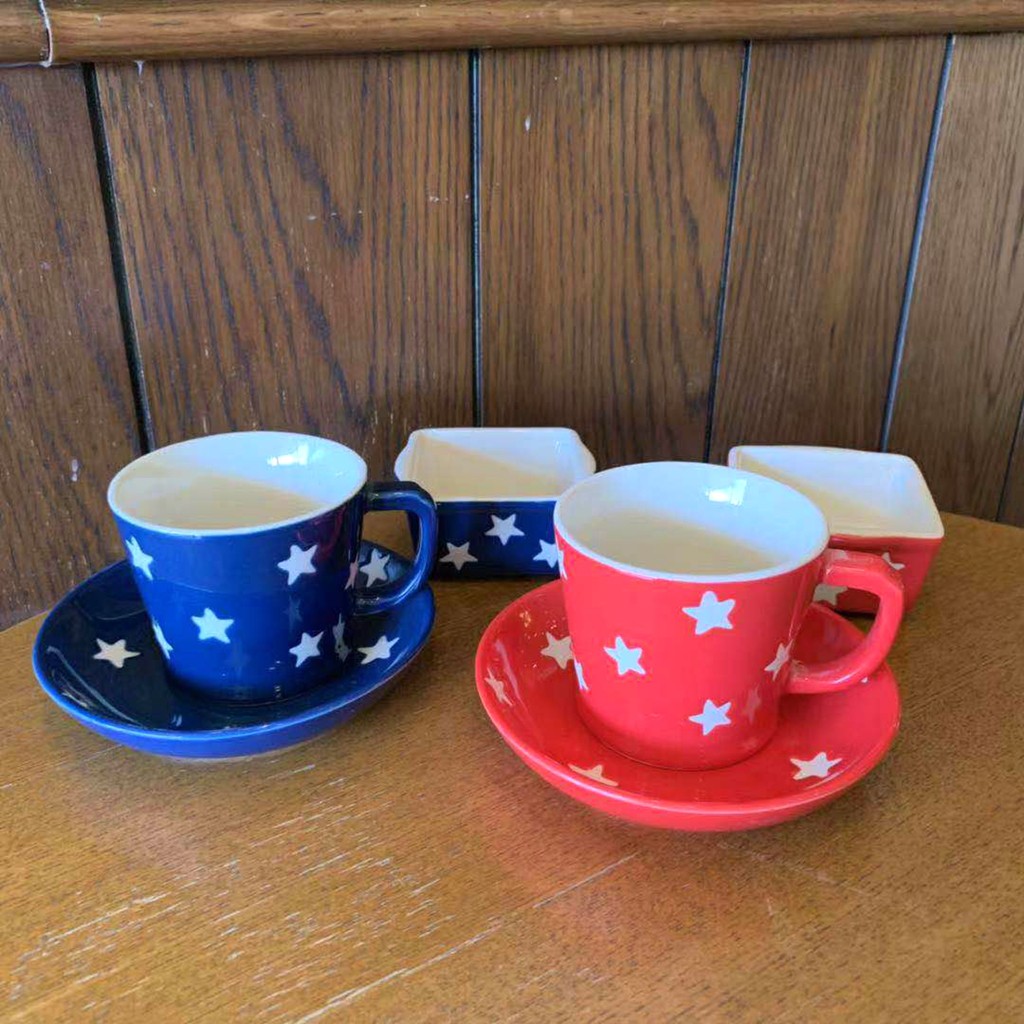 Day Single Star Mini-Mark Cup Serie Coffee Cup Ceramic Shuffle Bake Bowl children's Mark Cup Milk Cup