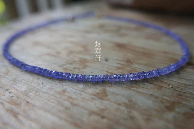 (Zhe Xi ten Cuxuan) 14K Gold Natural Tanzania Sandstone Chain