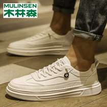 Woodson mens shoes autumn tidal shoes 2022 new students shoes trend and summer breathable small white casual shoes