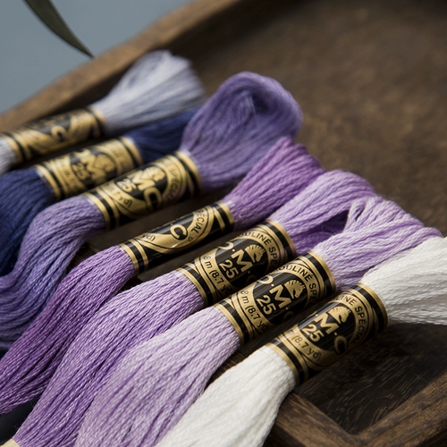 Французская импортная градиент DMC -градиент линия 25 Cross -Stitch Одиночный набор для вышивки с длинным бархатным хлопчатым комплектом