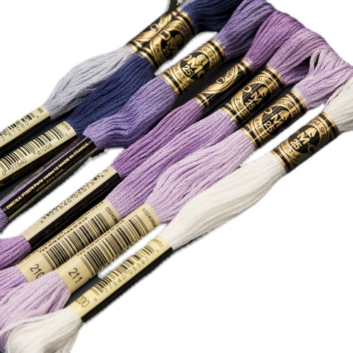 Французская импортная градиент DMC -градиент линия 25 Cross -Stitch Одиночный набор для вышивки с длинным бархатным хлопчатым комплектом