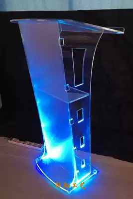 Simple modern podium speaker acrylic training table meeting room podium guide desk Bank reception desk