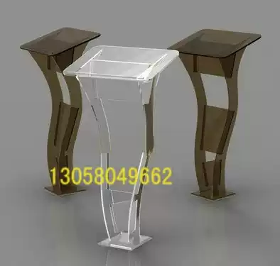 Podium reception desk simple modern plexiglass Training Desk crystal reception desk advisory table acrylic desk