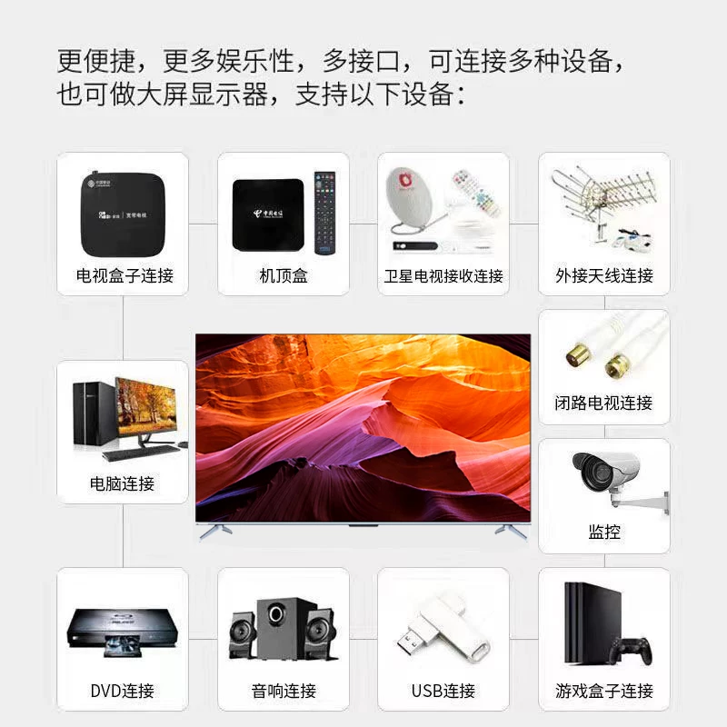 Смарт LCD-телевизор Changhong 43 дюйма D4H/D55H/P5S-G с Wi-Fi дистанционным управлением голосовым проекционным управлением