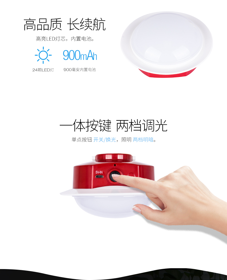 Jin Laite Đèn lều Cắm trại Đèn khẩn cấp có thể sạc lại Trang chủ Cắm trại ngoài trời Cắm trại LED Chiếu sáng Đèn ngựa đèn pin cổ