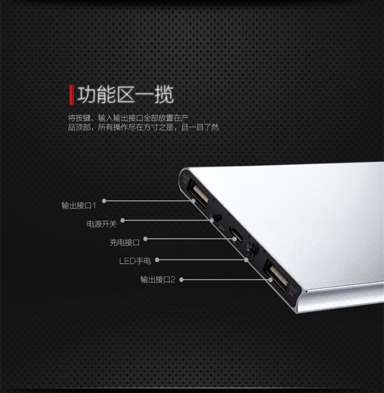 Quà tặng điện thoại di động phổ biến điện thoại di động sạc kho báu 10.000 mA chữ logo công ty tùy chỉnh món quà lưu niệm - Ngân hàng điện thoại di động sạc dự phòng veger