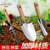 Gardening tool set Succulents balcony flower cultivation Mini three-piece set Shovel shovel hoe tool