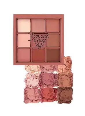 Тени для век 3concepteyes Mousse Ice Crystal Jiugong Eyeshadow Earth Color Длительное стойкое Таро глина палитра перламутровый матовый