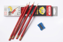 Hongxing 1020 student writing pencil with rubber head lead-free poison not easy to break the core 12 box price