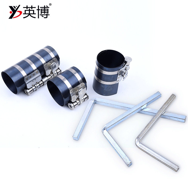 Piston ring compressor, engine disassembly tool, expander, clamp, pliers, wrench, collar removal and installation 346 inches