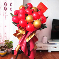 Opening barley balloon flower basket tripod opening flower basket DIY material set bouquet simulation housewarming celebration flower