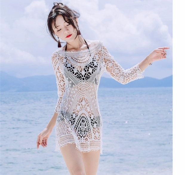 Bộ đồ tắm suối nước nóng cho nữ ngực nhỏ thu thập bộ đồ ba mảnh gợi cảm Slim che bụng giảm béo bơi 2019 bikini mới - Bikinis ao boi nu