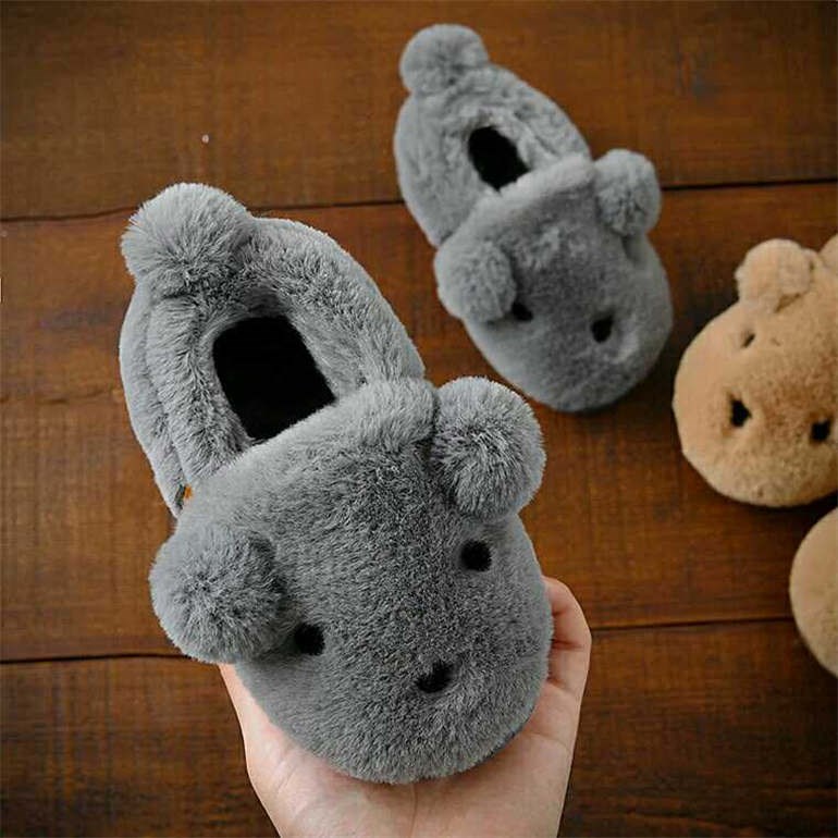 Big boy cotton slippers boys winter 12-15 years old 10 boys 11 home warm bag heel cotton shoes 9 cartoon cotton tow