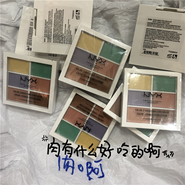 Spot US NYX 6 color 6 color repair concealment disc