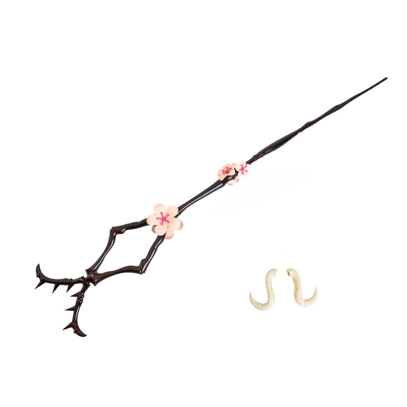 Spot Tomorrow Ark Coral Coast Summer Flower Aya Fala COS prop Staff Weapon Wand Horn Head Ornament
