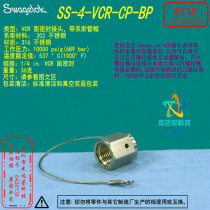 (SS-4-VCR-CP-BP)Swagelok VCR face seal 1 4 in lanyard cap