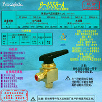 (B-45S8-A)Swagelok Swagelok Brass Angle Ball Valve 1 2 in Jam Sleeve Pipe