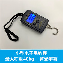 Small electronic hand lifting hook Libra Libra maximum weighing 40kg blue backlit screen Qing cargo special price