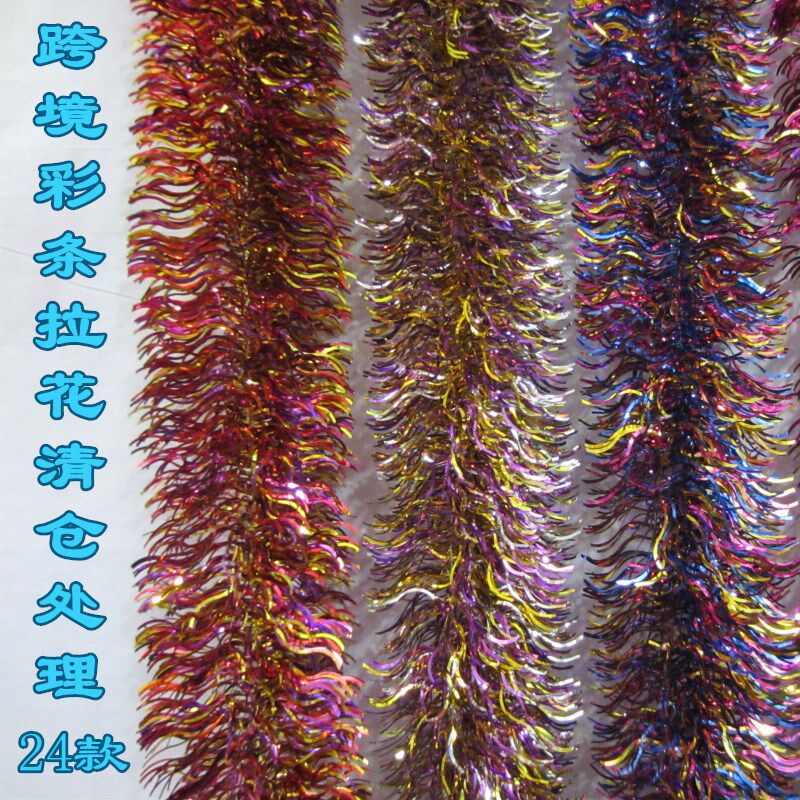 Hairbrush strips colour strips Christmas decorations Accessories Kindergarten 61 Scene arrangements Wedding stairs Handrail Color with laps