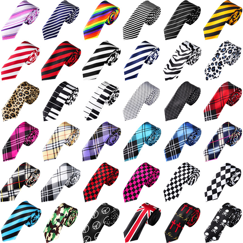 Lslymy Korean Style Casual Fashion 5cm Silk Printed 41 Styles Work Professional Wedding Men's Tie Lslymy Korean Style Casual Fashion 5cm Silk Printed 41 Styles Work Professional Wedding Men's Tie