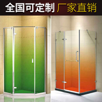 Laminated tempered glass gradient colorful art glass Laminated color gradient frosted glass