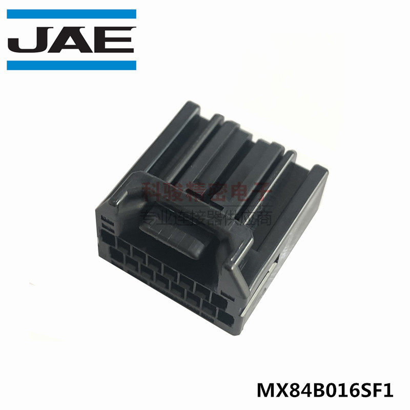 JAE original fit MX84B016SF1 brand new car connector 16 holes black flame retardant material spot