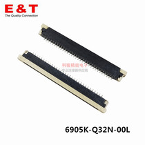 Entery Endeli 6905K-Q32N-00L connector 1 0 32P upper tinned H=2 0 cable socket