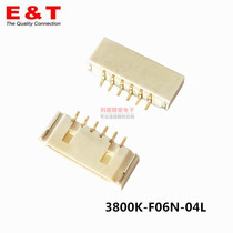 Entery 3800K-F06N-04L connector 1 25 6P double card point lying post socket 10 from