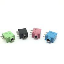 PJ-325C PJ-325 audio socket 3 5 headphone socket 5 pin plug board black Green Pink Blue