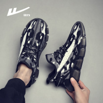 Pull back coconut shoes flying weaving 2022 spring new breathable mens shoes thick-soled lightweight 350 all-match sports shoes