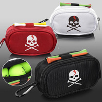 Korean style new polyester golf waist bag practice ball bag key chain golf storage bag golf
