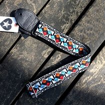 Chicago Native Souldier Guitar Bass Embroidered Strap