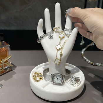 Creative hand-shaped jewelry storage tray ornaments