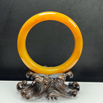 Ruihuang Cui Natural Jade Yunnan Huanglong Jade Fine Jewelry Chicken Oil Yellow Bracelet 59 Ring Jade Bracelet with Certificate