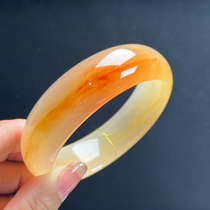 Ruihuang Cui Natural Jade Fine Jewelry Yunnan Huanglong Jade Tire Edition Bracelet 59 Ring Jade Bracelet Certificate